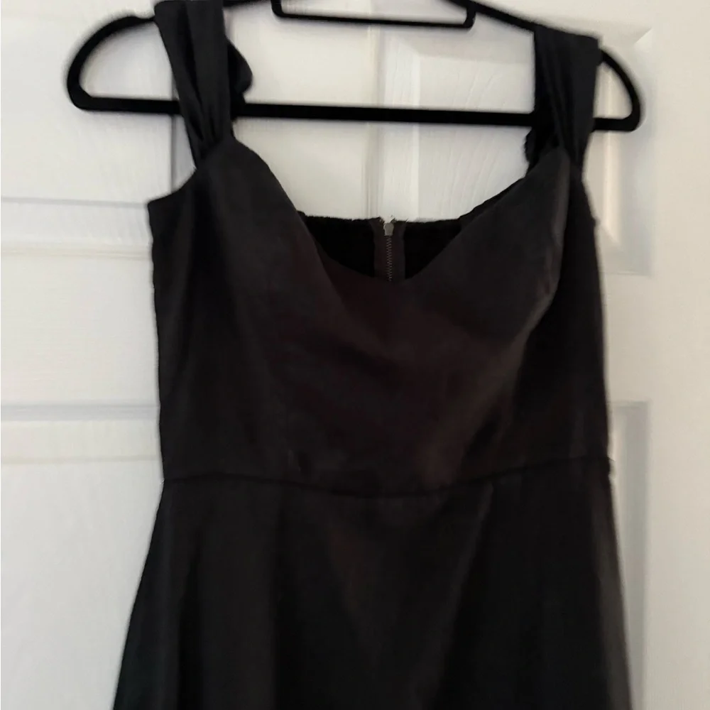 Reformation Black Midi Dress - Picture 2 of 6